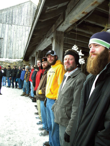 Best Beard Contestants at Winterfest
