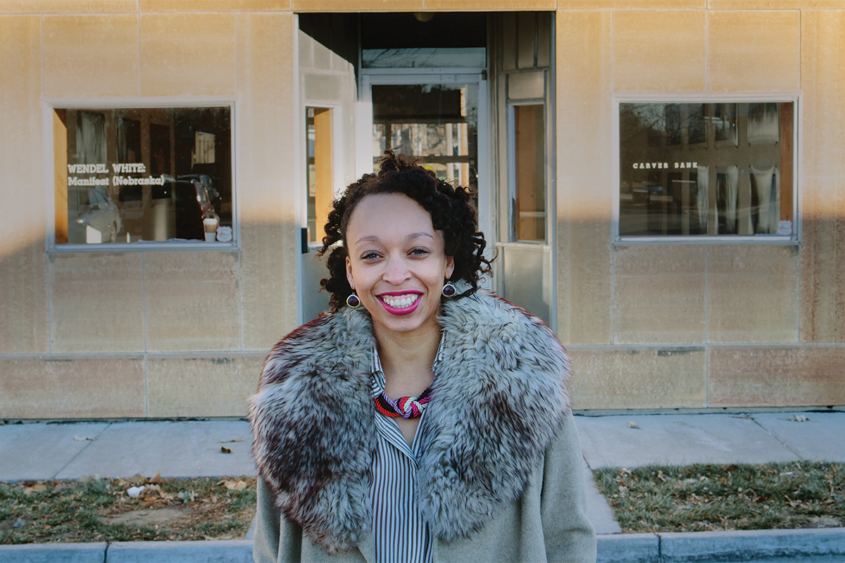 JoAnna LeFlore is the interim program director of Bemis Center’s Carver Bank art gallery at 24th and Lake.